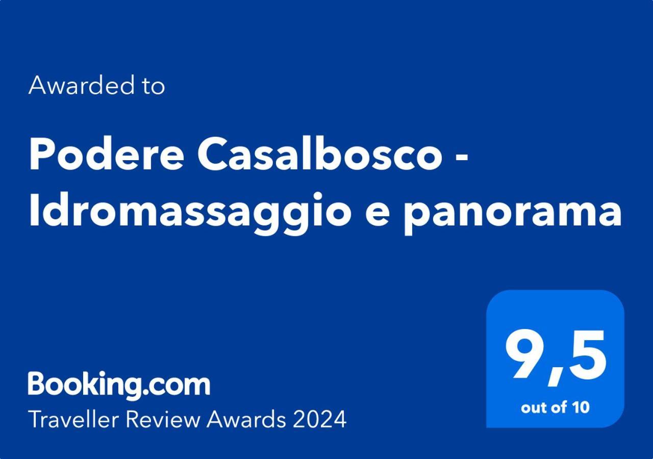 Podere Casalbosco - Idromassaggio E Panorama 라폴라노테르메 외부 사진